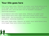 Business 10 Green PowerPoint Template text slide design
