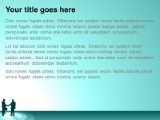 Business 10 Teal PowerPoint Template text slide design