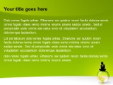 Globe Lime PowerPoint Template text slide design