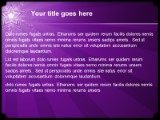 Stars Purple PowerPoint Template text slide design