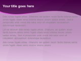 Swoosh Purple PowerPoint Template text slide design