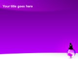 Globe Purple PowerPoint Template text slide design