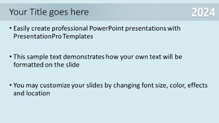 2024 Finger Point Widescreen PowerPoint Template text slide design