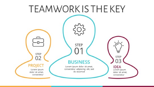 Teamwork 8 PowerPoint Infographic pptx design