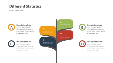Statisitcs Stand Infographic Layout PowerPoint Infographic pptx design