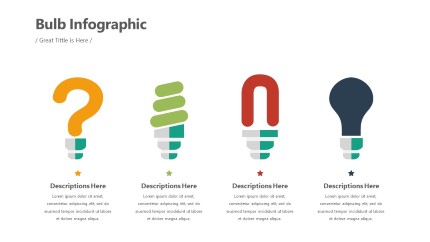Bulbs Infographic Layout PowerPoint Infographic pptx design