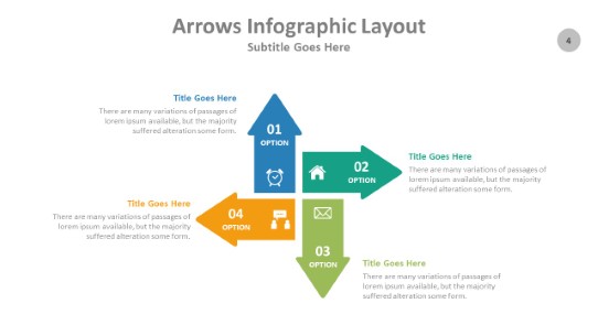 Arrows 004 PowerPoint Infographic pptx design