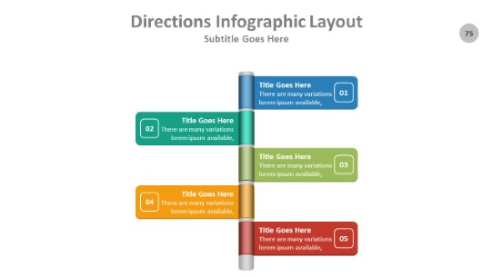 Direction 075 PowerPoint Infographic pptx design