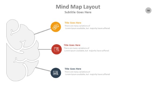 Mind Map 098 PowerPoint Infographic pptx design