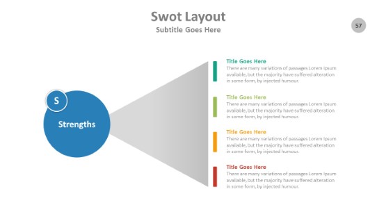 SWOT 057 PowerPoint Infographic pptx design