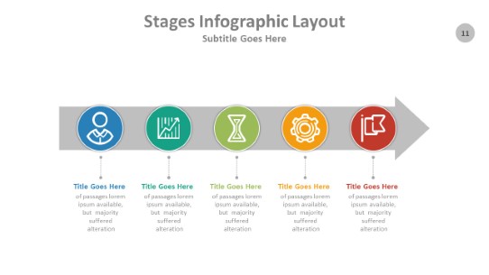 Stages 011 PowerPoint Infographic pptx design
