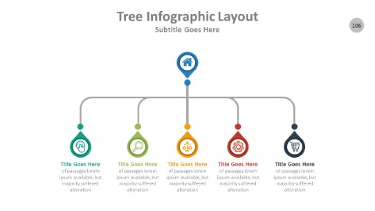 Tree 106 PowerPoint Infographic pptx design