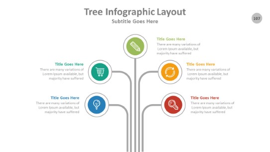 Tree 107 PowerPoint Infographic pptx design