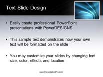 Abstract 0012 A PowerPoint Template text slide design