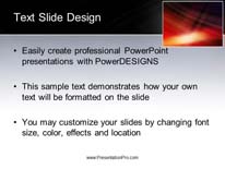 Gentle Light A PowerPoint Template text slide design