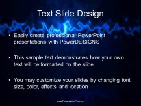 Lightwave Sd PowerPoint Template text slide design