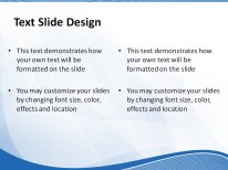 Abstract Wave Elements PowerPoint Template text slide design