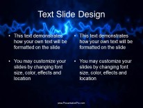 Lightwave Sd PowerPoint Template text slide design