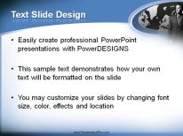 Business Map PowerPoint Template text slide design