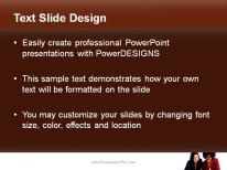 Business Team Women PowerPoint Template text slide design
