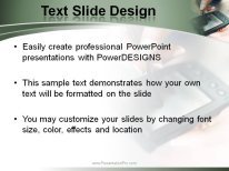 Making Plans PowerPoint Template text slide design