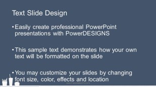 Fast Food Widescreen PowerPoint Template text slide design