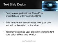 Global 0007 PowerPoint Template text slide design