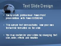 High Tech Global PowerPoint Template text slide design