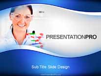 Molecular Scientist PowerPoint Template text slide design