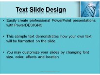 Shinning DNA PowerPoint Template text slide design