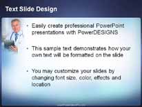 Digital Doctor PowerPoint Template text slide design