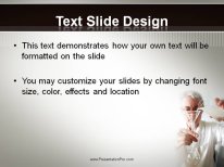 Doctor Beaker Pour PowerPoint Template text slide design