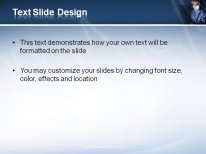 Watching The Pulse PowerPoint Template text slide design