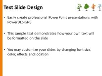 Season Of Change PowerPoint Template text slide design