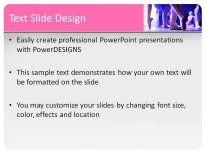 Ballet Dance PowerPoint Template text slide design