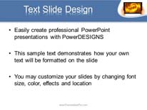 Internet Tablet PowerPoint Template text slide design