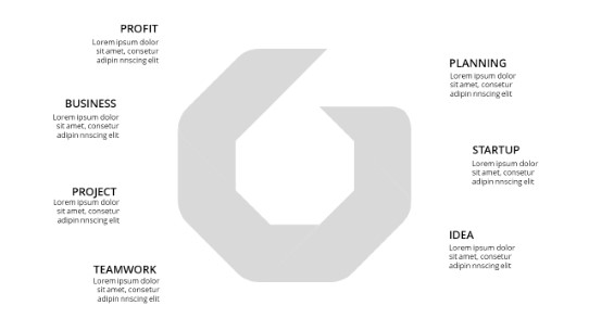 7 Steps Open Shape 91 PowerPoint Infographic pptx design