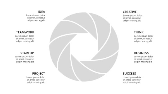 8 Steps Circle Octogon 107 PowerPoint Infographic pptx design