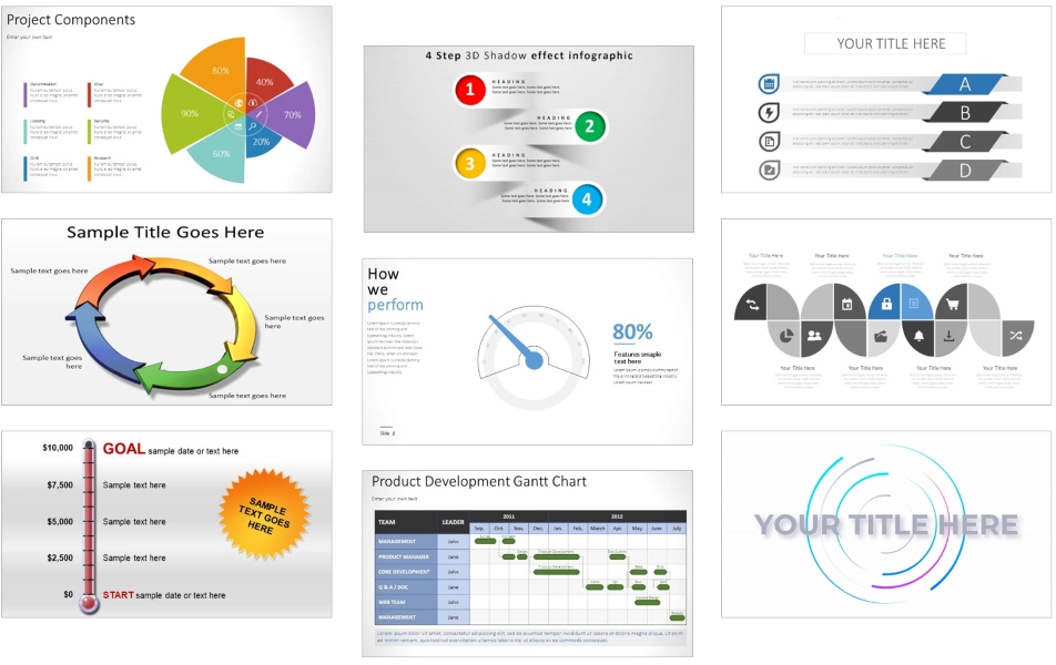 the best powerpoint graphics clipart from PresentationPro