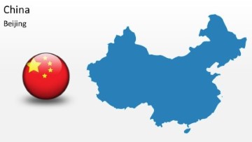 PowerPoint Country Map China