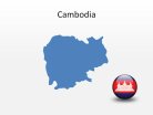 PowerPoint Map - Cambodia