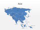 PowerPoint Map - Asia