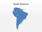PowerPoint Map - South America