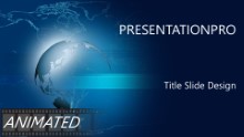 Animated Global World Map Widescreen PPT PowerPoint Animated Template Background