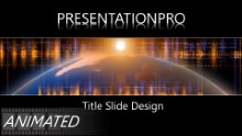 Animated Global Digital 121 Widescreen PPT PowerPoint Animated Template Background