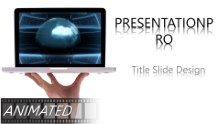 Animated Global Laptop Widescreen PPT PowerPoint Animated Template Background