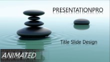 Animated Nature Waterstone 2 Widescreen PPT PowerPoint Animated Template Background