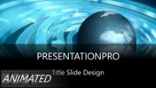 Animated Widescreen Global 0001 PPT PowerPoint Animated Template Background