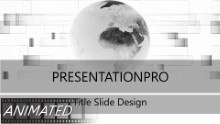 Animated Widescreen Global 0002 PPT PowerPoint Animated Template Background
