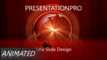 Animated Widescreen Global 0005 PPT PowerPoint Animated Template Background